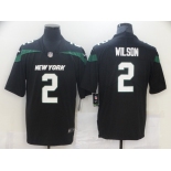 Men's New York Jets #2 Zach Wilson Black 2021 Vapor Untouchable Stitched NFL Nike Limited Jersey