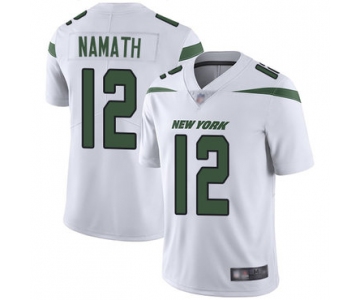 Jets #12 Joe Namath White Youth Stitched Football Vapor Untouchable Limited Jersey