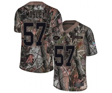 Jets #57 C.J. Mosley Camo Men's Stitched Football Limited Rush Realtree Jersey
