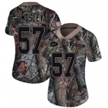 Jets #57 C.J. Mosley Camo Women's Stitched Football Limited Rush Realtree Jersey