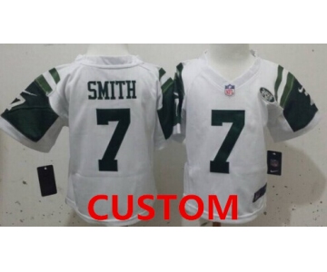 Custom Nike New York  White Toddlers Jersey