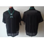 Men's Nike Philadelphia Eagles Customized Lights Out Black Elite Jersey