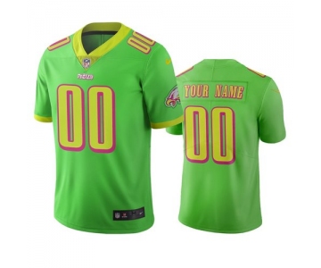 Philadelphia Eagles Custom Green Vapor Limited City Edition NFL Jersey