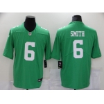 Men's Philadelphia Eagles #6 DeVonta Smith Light Green 2021 Vapor Untouchable Stitched NFL Nike Limited Jersey
