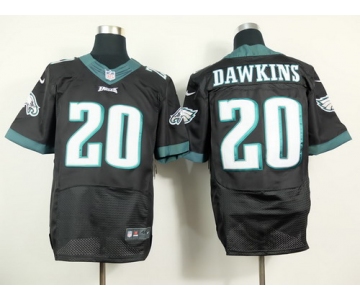 Nike Philadelphia Eagles #20 Brian Dawkins 2014 Black Elite Jersey