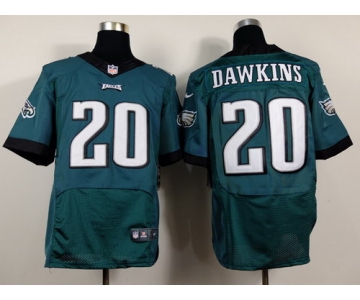 Nike Philadelphia Eagles #20 Brian Dawkins 2014 Dark Green Elite Jersey