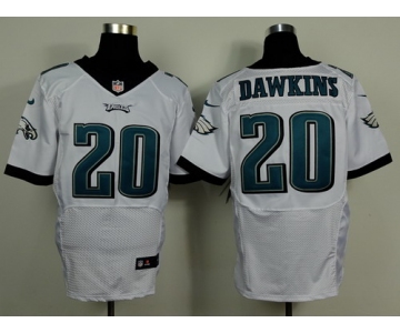 Nike Philadelphia Eagles #20 Brian Dawkins 2014 White Elite Jersey