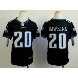 Nike Philadelphia Eagles #20 Brian Dawkins Black Game Kids Jersey