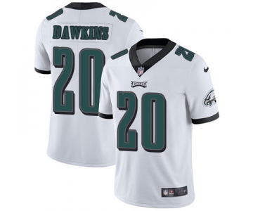 Youth Nike Philadelphia Eagles #20 Brian Dawkins White Stitched NFL Vapor Untouchable Limited Jersey