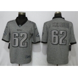 Nike Philadelphia Eagles #62 Jason Kelce Gray Gridiron Gray Vapor Untouchable Limited Jersey