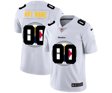 Nike Pittsburgh Steelers Customized White Team Big Logo Vapor Untouchable Limited Jersey