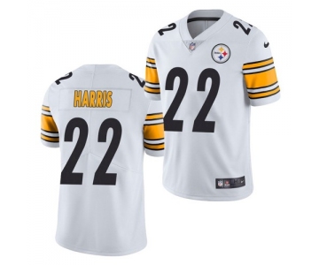 Men's Pittsburgh Steelers #22 Najee Harris White 2021 Limited Football Jersey