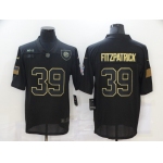 Men's Pittsburgh Steelers #39 Minkah Fitzpatrick Black 2020 Salute To Service Stitched NFL Nike Limited Jersey