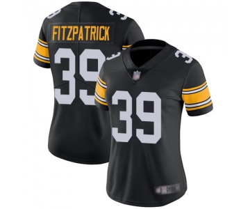 Steelers #39 Minkah Fitzpatrick Black Alternate Women's Stitched Football Vapor Untouchable Limited Jersey