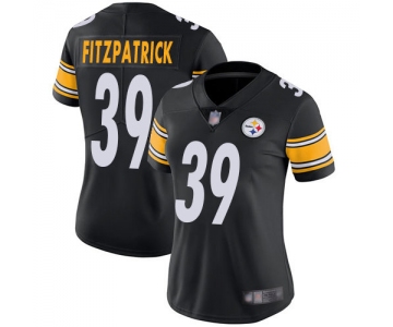 Steelers #39 Minkah Fitzpatrick Black Team Color Women's Stitched Football Vapor Untouchable Limited Jersey