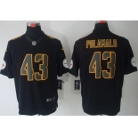 Nike Pittsburgh Steelers #43 Troy Polamalu Black Impact Limited Jersey