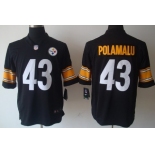 Nike Pittsburgh Steelers #43 Troy Polamalu Black Limited Jersey