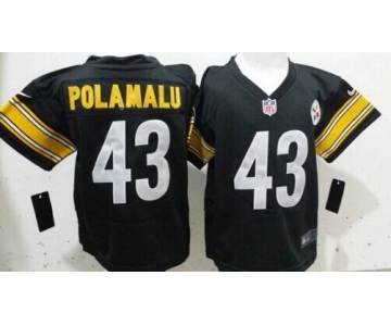 Nike Pittsburgh Steelers #43 Troy Polamalu Black Toddlers Jersey