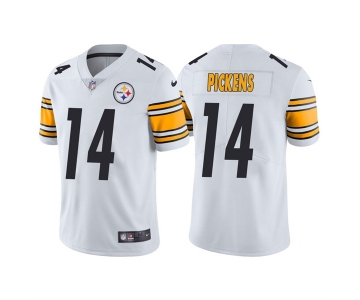 Men's Pittsburgh Steelers #14 George Pickens White Vapor Untouchable Limited Stitched Jersey