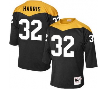 Men's Pittsburgh Steelers #32 Franco Harris Black Retired Player 1967 Home Throwback NFL Jersey