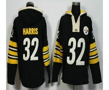 Men's Pittsburgh Steelers #32 Franco Harris Black Retired Player 2015 NFL Hoodie