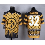 Nike Pittsburgh Steelers #32 Franco Harris 2015 Noble Fashion Elite Jersey