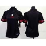 Custom Women's San Francisco 49ers Blank Black Alternate 2015 NFL Nike Game Jersey