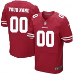 Men's Nike San Francisco 49ers Customized Red Elite Jersey