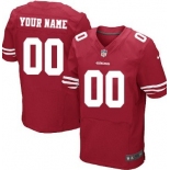Men's Nike San Francisco 49ers Customized Red Elite Jersey