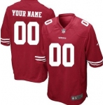 Men's Nike San Francisco 49ers Customized Red Game Jersey