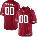 Men's Nike San Francisco 49ers Customized Red Limited Jersey