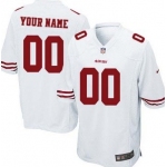 Men's Nike San Francisco 49ers Customized White Game Jersey