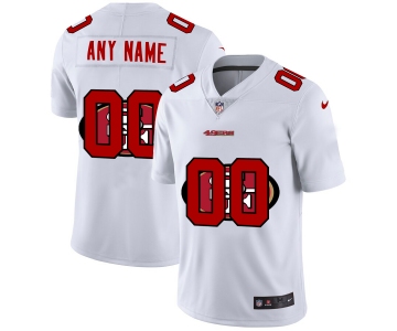 Nike San Francisco 49ers Customized White Team Big Logo Vapor Untouchable Limited Jersey