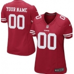 Women's Nike San Francisco 49ers Customized Red Game Jersey