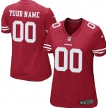 Women's Nike San Francisco 49ers Customized Red Game Jersey