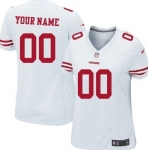 Women's Nike San Francisco 49ers Customized White Limited Jersey