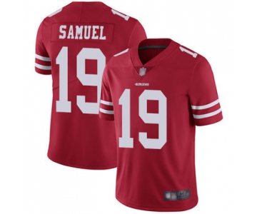 49ers #19 Deebo Samuel Red Team Color Youth Stitched Football Vapor Untouchable Limited Jersey