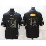 Men's San Francisco 49ers #19 Deebo Samuel Black Golden Edition Stitched NFL Nike Limited Jersey