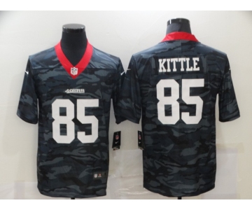 Men's San Francisco 49ers #85 George Kittle 2020 Camo Limited Stitched Nike NFL Jersey