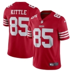Men's San Francisco 49ers #85 George Kittle 2022 New Scarlet Vapor Untouchable Limited Stitched Football Jersey