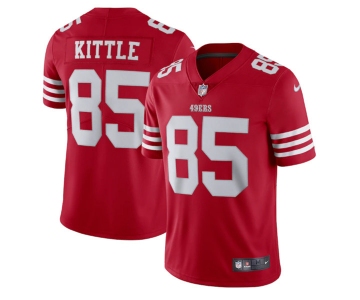 Men's San Francisco 49ers #85 George Kittle 2022 New Scarlet Vapor Untouchable Limited Stitched Football Jersey