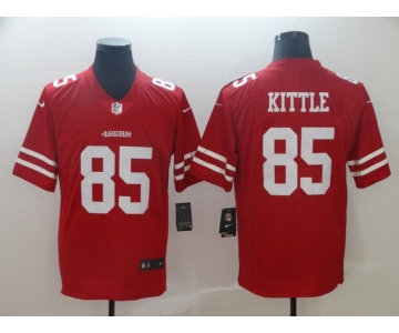 Nike San Francisco 49ers 85 George Kittle Red Vapor Untouchable Limited Jersey
