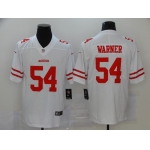 Men's San Francisco 49ers #54 Fred Warner White 2017 Vapor Untouchable Stitched NFL Nike Limited Jersey