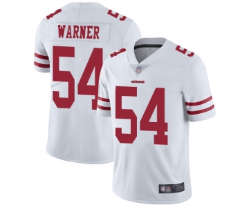 Men's San Francisco 49ers #54 Fred Warner White Vapor Untouchable Limited Player Football Jersey