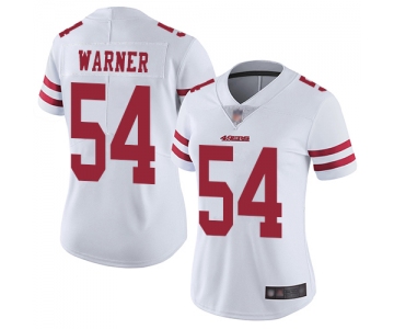 Women's San Francisco 49ers #54 Fred Warner White Vapor Untouchable Limited Player Football Jersey