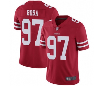 49ers #97 Nick Bosa Red Team Color Men's Stitched Football Vapor Untouchable Limited Jersey