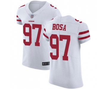 49ers #97 Nick Bosa White Men's Stitched Football Vapor Untouchable Elite Jersey