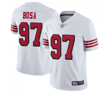 49ers #97 Nick Bosa White Rush Youth Stitched Football Vapor Untouchable Limited Jersey