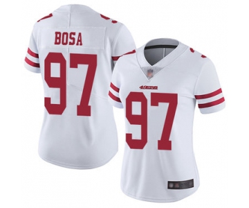 49ers #97 Nick Bosa White Women's Stitched Football Vapor Untouchable Limited Jersey