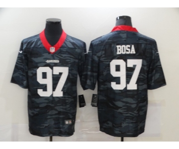 Men's San Francisco 49ers #97 Nick Bosa 2020 Camo Limited Stitched Nike NFL Jersey